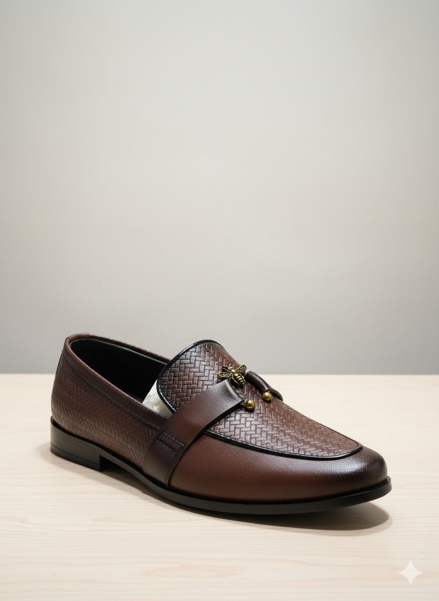 The Artisan Brown Loafer with Bee Hardware